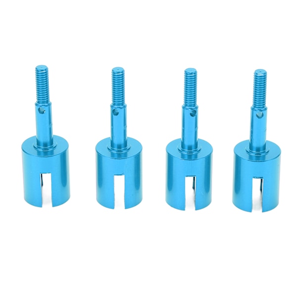 4 stk. RC Diff Cup Differential Joint Cup Aluminium Opgraderingsdel til Tamiya TT02 1/10 RC Køretøj Blå