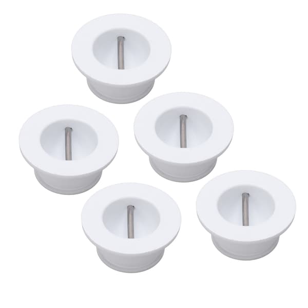 5 stk. Surf Leash Plug Erstatning Rundt Surfebrett Longboard Kopp Plug for Reparasjon