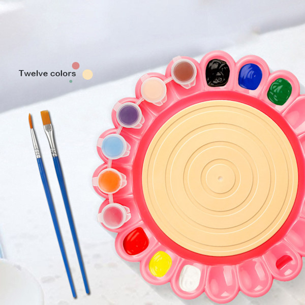 Lasten savenvalmistussarja DIY Rich Color Educational Craft Activity Clay Modelling Air Dry Pottery Machine Green Red