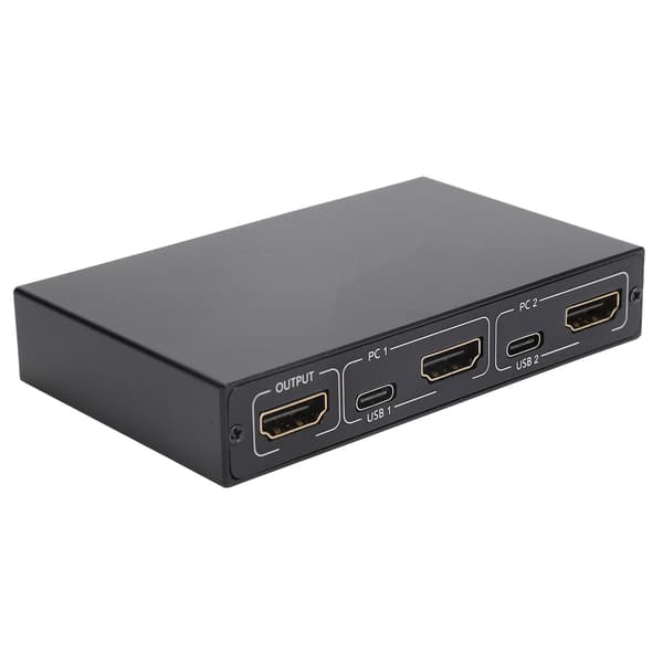 2 i 1 Ut HDMI Switch Signal Source Delningsenhet med Kabel