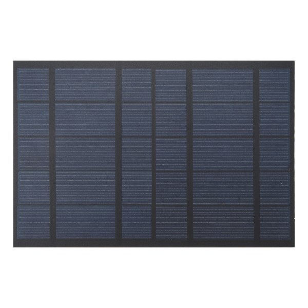 2,5W 5V bærbart solopladningspanel polysilicium Vandtæt letvægts solpaneloplader til 3,7V battericamping
