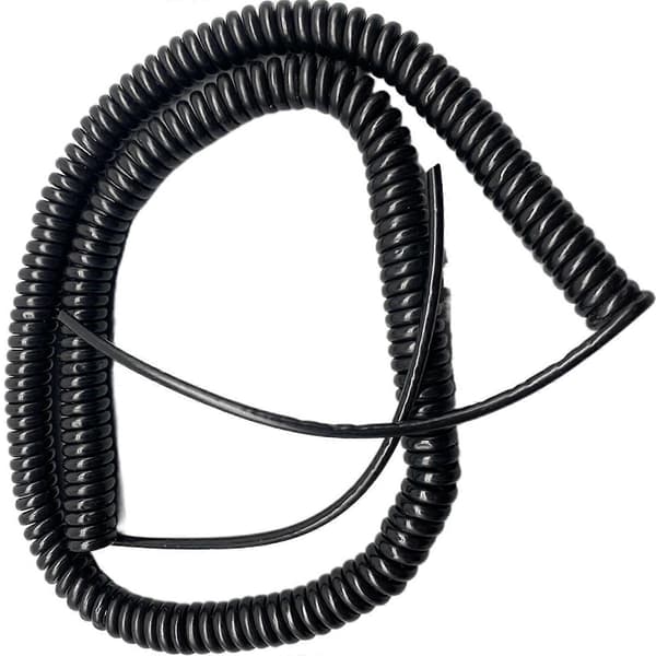 Spiralkabel med 8 ledare (förlängs 2,5 meter) 8 kärnor 0,2 mm2