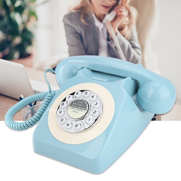 MS300A Retrostil fast kontorstelefon Heminredning Antielektromagnetisk störning