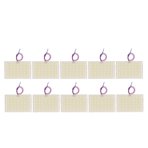 10 stk. SMD LED Lampe Pære Board Panel 5W 3.2V 3.7V til Søjle Plænelampe Elektron Komponent