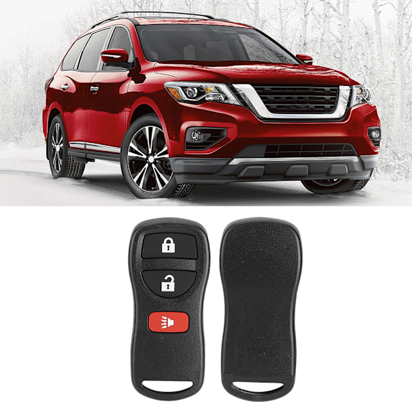 Nøkkelfri fjernkontroll med 3 knapper for Nissan Armada Murano Pathfinder Versa KBRASTU15