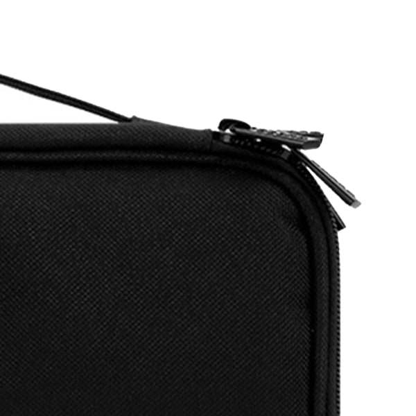 Resekabel case Multifunktionell vattentät bärbar elektronik resväska för datakabel hörlurar Power Bank Svart