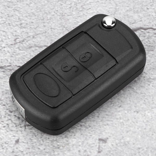 3-knapps bilfjernkontroll sammenleggbar vippenøkkelkoffert Bladdeksel Shell Passer til Land Rover Discovery