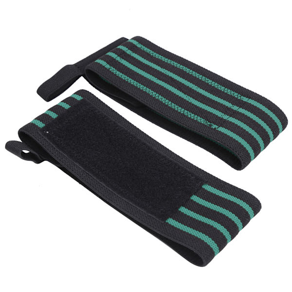 1 Par/ Set Fitness Tyngdlyftning Handledslindor Träning Kompression Handledsstöd Brace Grön Svart