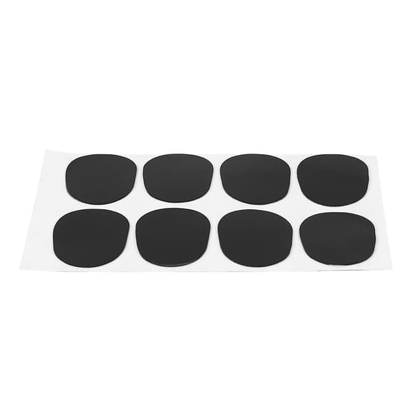 Saksofon Munnstykke Patch Pad Pute for Sopran Alt Tenor Saksofon Klarinett Svart 0,3 mm Stor Oval