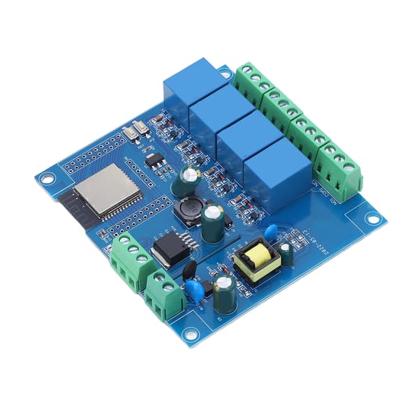 ESP32 udviklingskort WiFi Bluetooth 4-vejs relæmodul programmerbart nulstilleligt trådløst udviklingskort