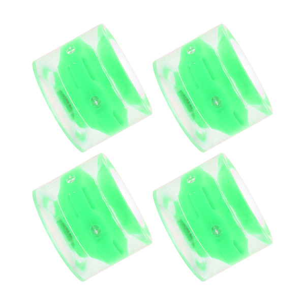78A 60x45 mm højelastisk skateboard flashhjul PU fyld til Longboard Cruiser Board (grøn)