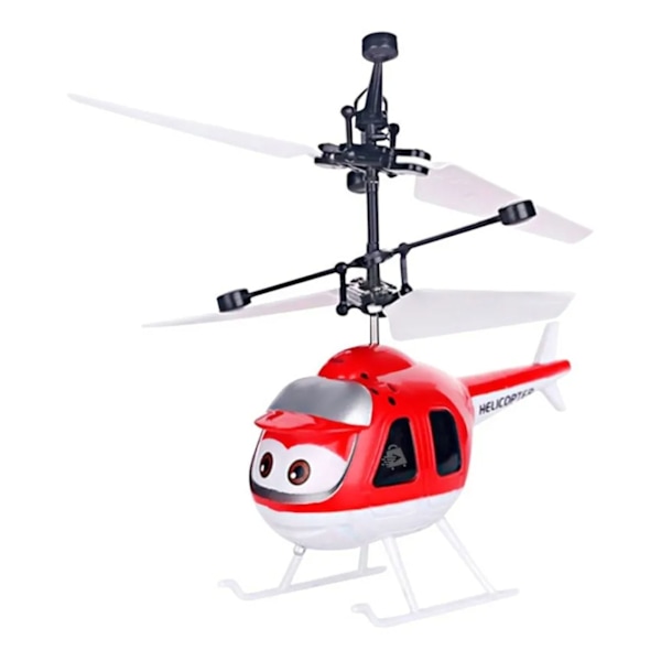 Tegneserie Fjernstyrt Helikopter USB Oppladbar Automatisk Avstenging Lys Mini Tegneserie Fly