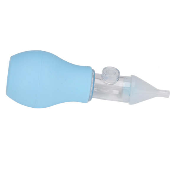 Baby Nasal Aspirator Easy Squeeze Silicone Soft Tube Reusable Nose Sucker för Spädbarn Nyfödda