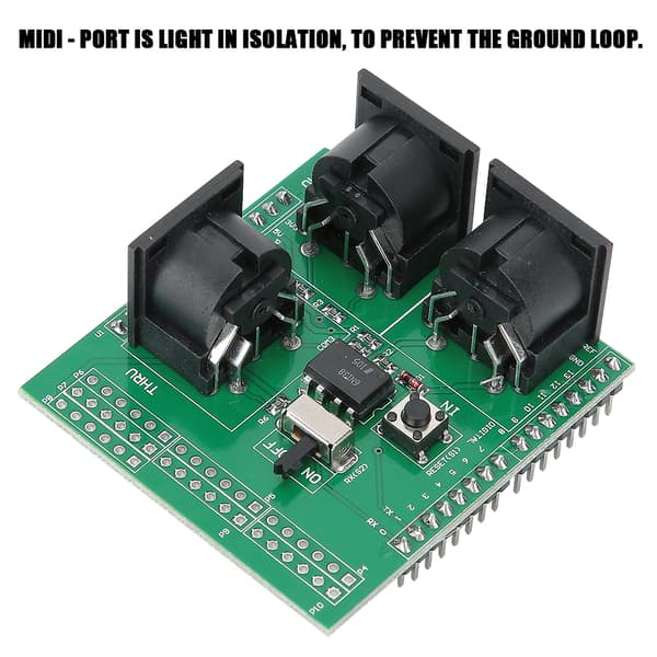 MIDI Shield Breakout Board til Arduino Digital R3 AVI PIC Interface Adapter
