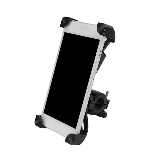 3,5-7 tommer cykel telefonholder 360 grader roterende justerbar cykel mobiltelefon support stand sort
