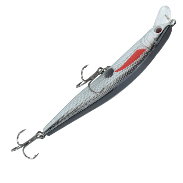 5 stk plastsimulering Minnow Long Shot lokkeagn med diskantkrok fiskeutstyr9#