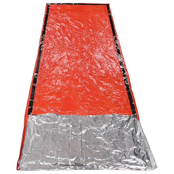 Nødsovepose Nødsovepose PE Aluminiumfilm Utendørs Overlevelses Mumiepose for Camping Reiser