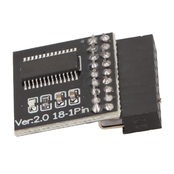 TPM 2.0-modul LPC-gränssnitt Stabil Hög säkerhet Hållbart material 18-stifts LPC-modul för Asrock-moderkort