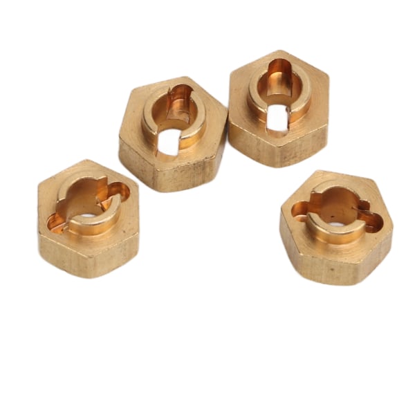 7mm Mässing Hex Hjulnav Adapter Stabil Utbytbar för Axial SCX24 1/24 Fjärrkontrollbil