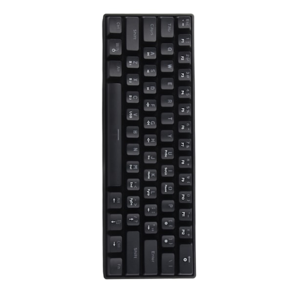 Mekaniskt tangentbord 61 tangenter Dual Mode Färg Bakgrundsbelyst Gaming Universella Datortillbehör