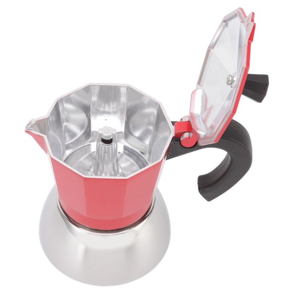 120ML Moka Pot Moka Kaffemaskin Italiensk Hjem Høytrykks Ekstraksjons Kaffekanne for 3 Personer