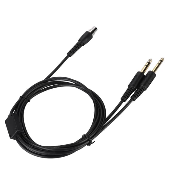 200 cm erstatningskabeladapter for luftfartshodesettplugg for pilot-DIY med kabelbryter