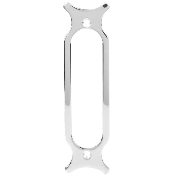 Järn Elektronisk Gitarr Single Coil Pickup Ring Instrument Tillbehör Pickup Ram (Silver)