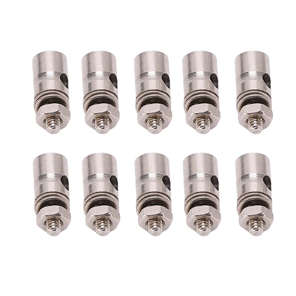 10 stk. RC 1,8 mm Pushrod Connector Linkage Stoppers til RC Model Fly DIY Dele