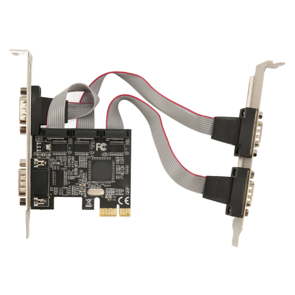 TXB071 PCIE til 4-ports RS232 seriell utvidelseskort Plug and Play PCIe RS232 seriell vertskontrollerkort for industriell kontroll