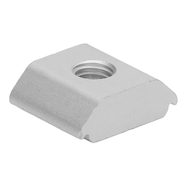 100 st M8 gängade glidmuttrar i aluminiumlegering T-spår muttrar solcellsfäste blocktillbehör