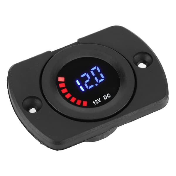 Voltmeter Färgskärm Fordonsmodifiering Ersättning LED-display DC 12V Med Panel