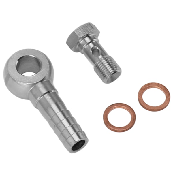 Bremse Banjo Bolt M10x1.0 til 1/4 tomme Bremse Slange Banjo Bolt Adapter Med Spændeskiver til Rørforbindelser