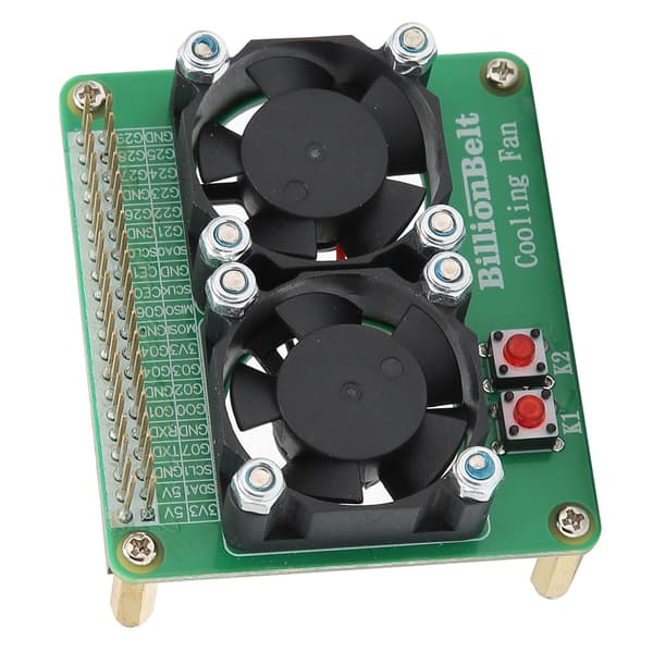 Raspberry Pi 3B 4B DC5V Køleventilator Enkelt Chip Computer Tilbehør Udskiftning