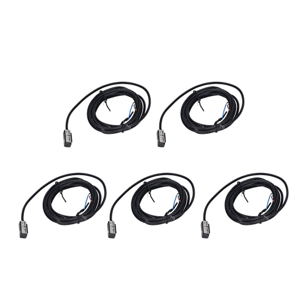 5PCS Magnetisk brytare Sensor ABS-hölje 100mA 2-tråds normalt öppen magnetisk sensor för industri AC DC5-240V