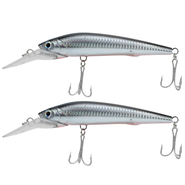 2kpl muovinen keinotekoinen simulaatio syväsukellus Minnow viehekalastustarvike4#