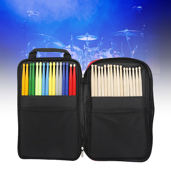 Drum Stick Laukku Paksutettu puuvillainen Multi Punainen Double Strap Bag