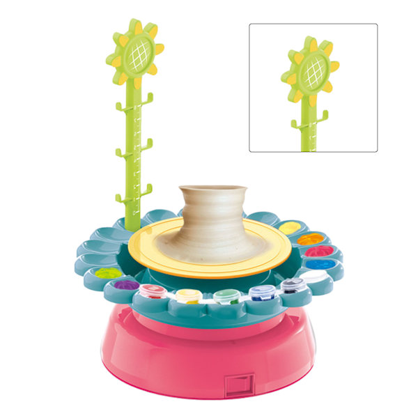 Lasten savenvalmistussarja DIY Rich Color Educational Craft Activity Clay Modelling Air Dry Pottery Machine Green Red