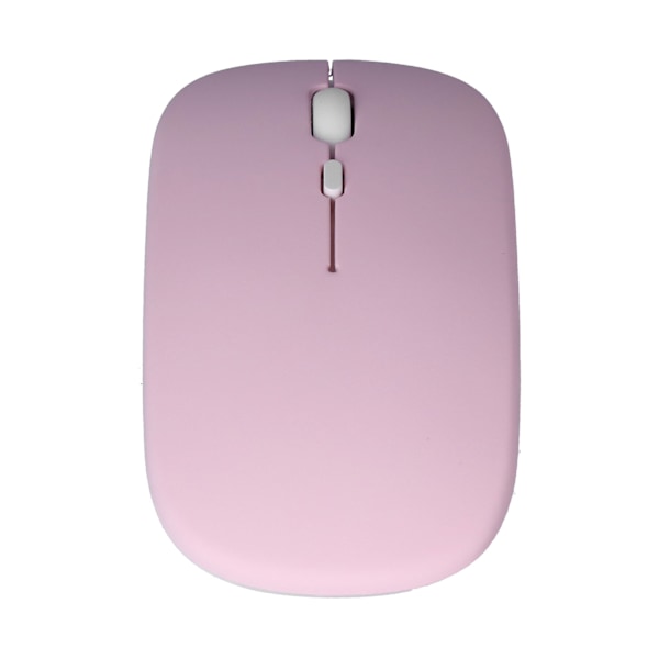 Trådlös Mus Uppladdningsbar DualMode 2.4G Ergonomisk Tyst Optisk Datortillbehör (Rosa)