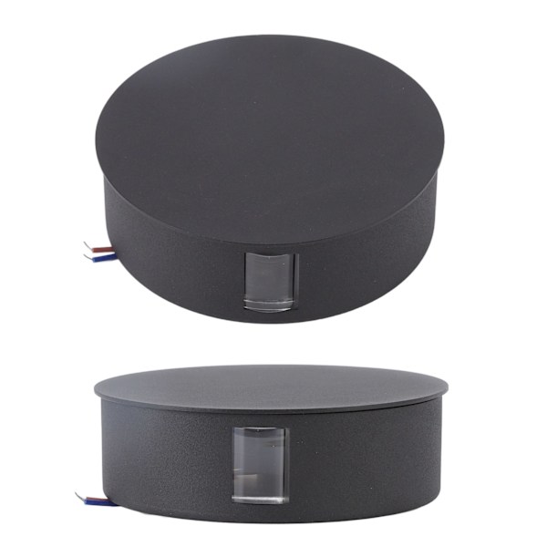 Væglampe LED Moderne Aluminium Udendørs Væglampe til Have Gang Soveværelse 6W AC85‑265V Sort