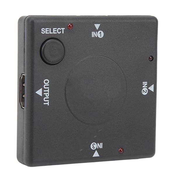 3 i 1 Udgang Switch 1080P HD Multimedie Interface Splitter Adapter Video Konverter til Bærbar Computer