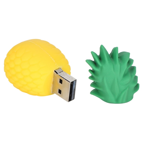 USB Flash Drive Bærbar Bulk Memory Stick Ananas Form tegneserie Pen Drives Gift128GB