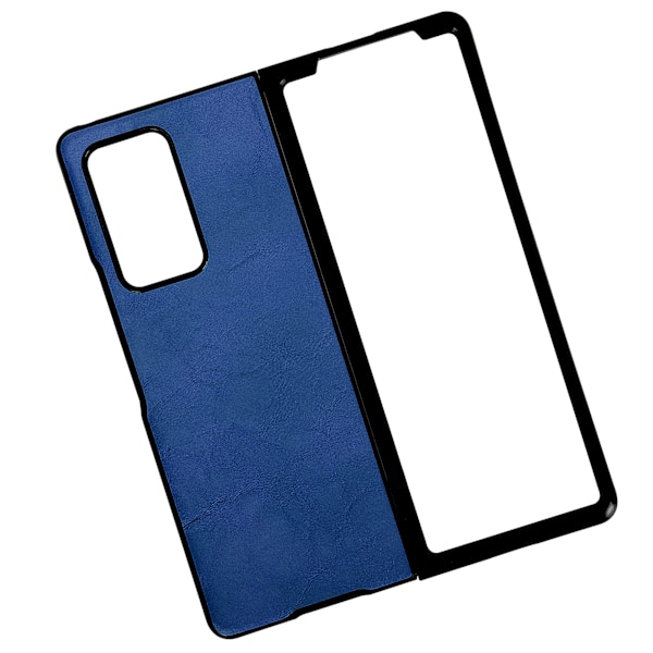 Läderfodral för Samsung Galaxy Z Fold 2 Mobiltelefon Anti Fall Skyddande Fodral Blå