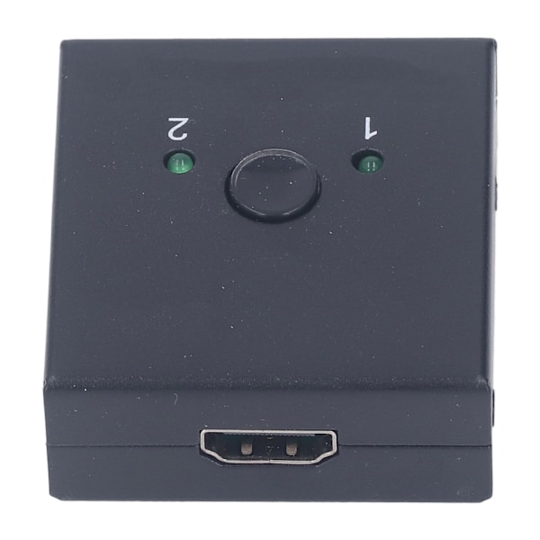 4K HD Switcher 2 In 1 Out Bi-suuntakytkin Plug and Play Metal Shell HD Multimedia Switcher TV DVD-soittimelle