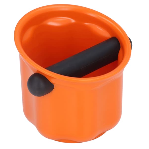 Kaffe Knock Box Stødabsorberende Holdbar Kaffe Dump Bin Cafe Tilbehør til Kaffegrums Orange