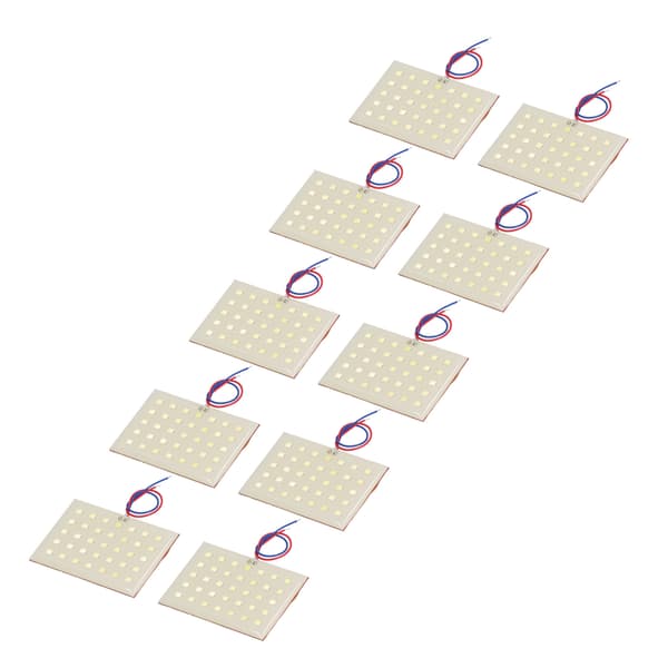 10 stk. SMD LED Lampe Pære Board Panel 5W 3.2V 3.7V til Søjle Plænelampe Elektron Komponent