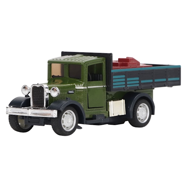 Kuljetusauto pienoismalli Diecast 1:32 Seosleluauto Klassinen Retro Amerikkalainen Kuljetin Lapselle Palikktyyppi