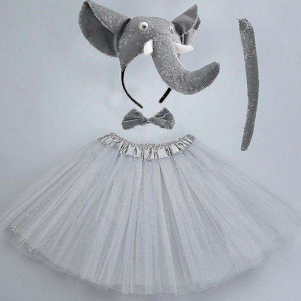 Elephant Costume Short Skirt Set for Women and Kids for 2 to 8 years girls