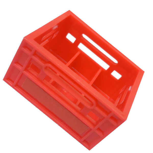 Miniatyr Öl Korg Modell Plast Dockskåp Öl Låda Lättvikt Konstgjorda Mini Öl Lådor Hem Bar Dekor Röd
