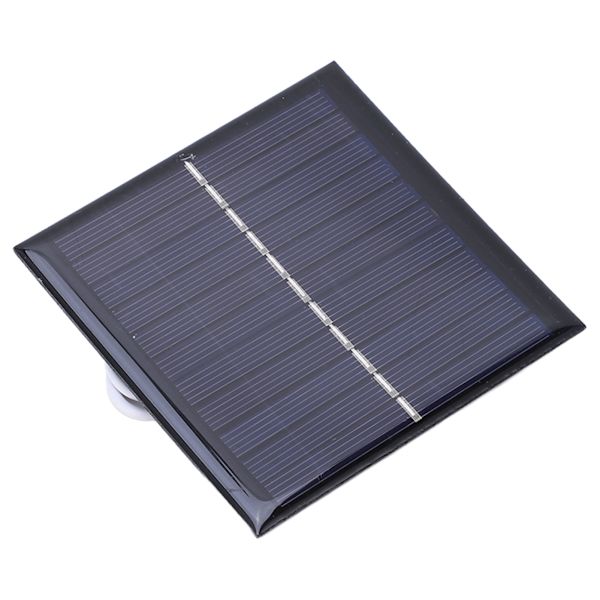 Bärbar solcellsladdningspanel Miljöskydd Solpanel Laddare 1W 5.5V för utomhusbruk