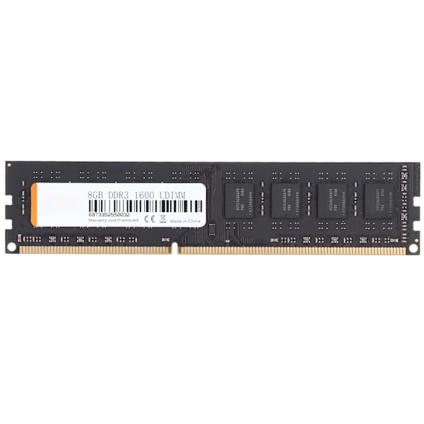 Desktop Minnesmodul Öka Minneskapaciteten Stabil Prestanda Snabb Värmeavledning DDR3 Minnesmodul för Dator 1600MHz 8GB